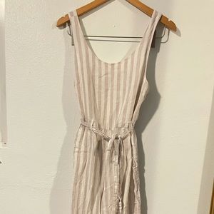 Rachel Zoe linen jumpsuit